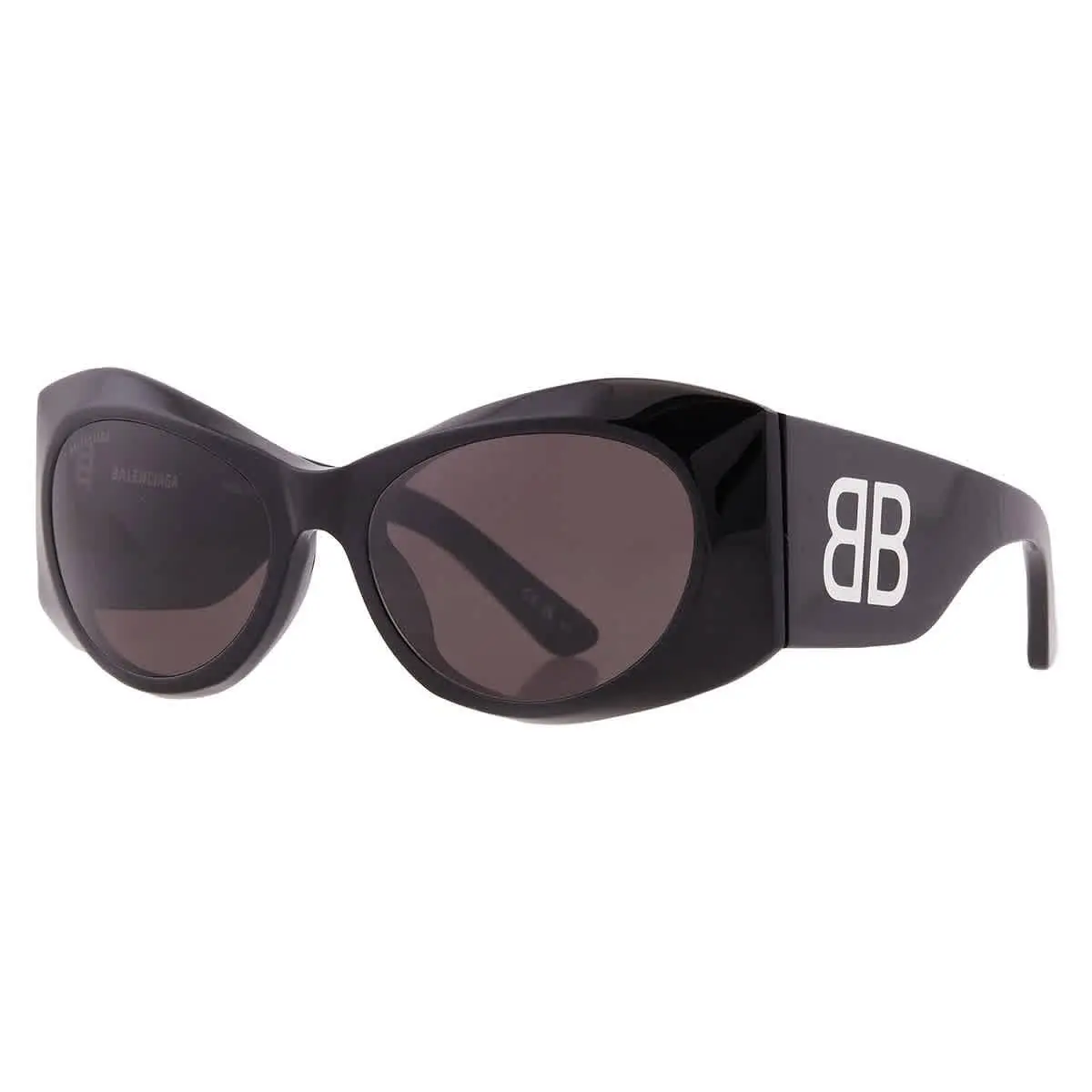Balenciaga Grey Cat Eye Ladies Sunglasses BB0394S 001 59 BB0394S 001 59