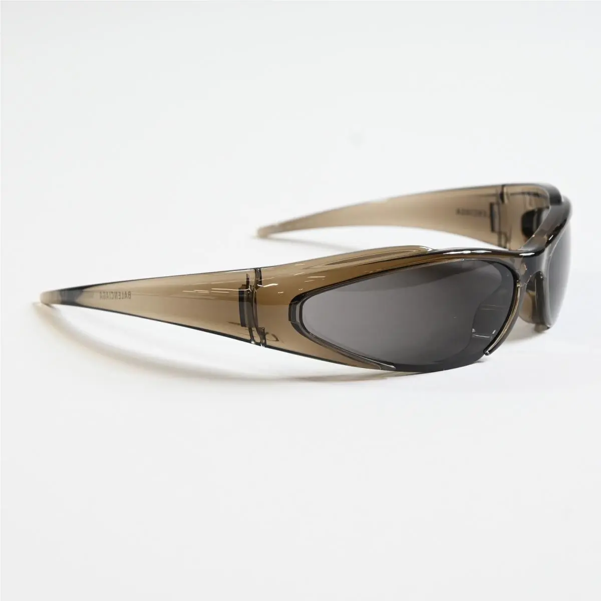 Balenciaga Reverse Xpander Sporty Sunglasses Brown-brown-grey One Size