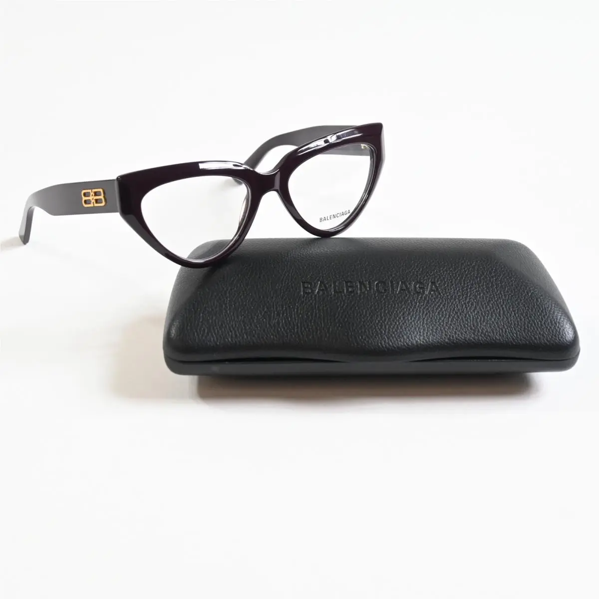 Balenciaga BB0276O 003 Womens Eyeglasses Red/gold 53mm