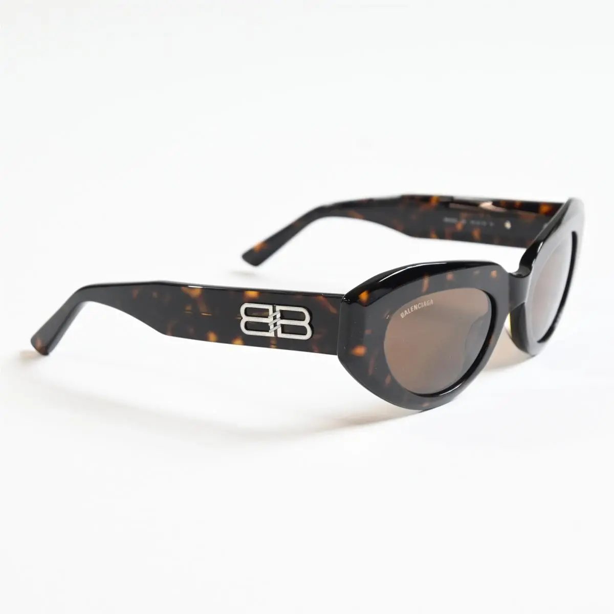 Balenciaga BB0236S 002 Womens Sunglasses Havana/brown 52mm