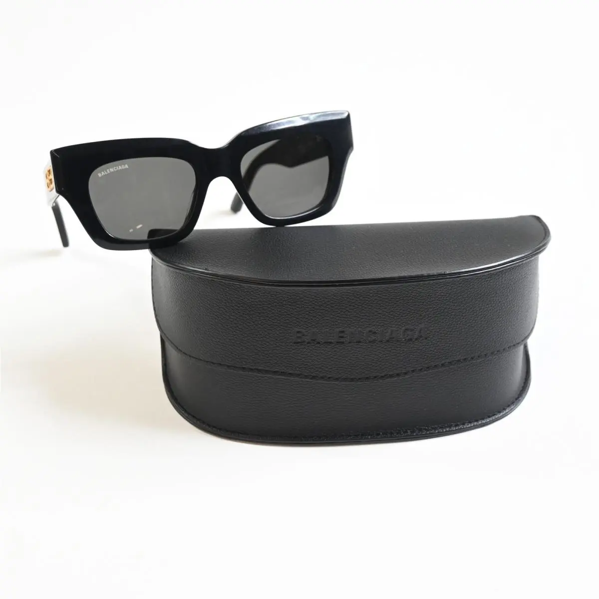 Balenciaga Square-frame Acetate Distressed Sunglasses Designer Eyewear