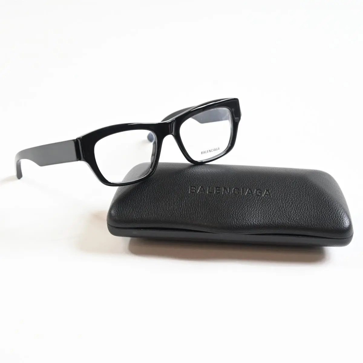 Balenciaga BB0264O 001 Unisex Eyeglasses Black/silver 53mm
