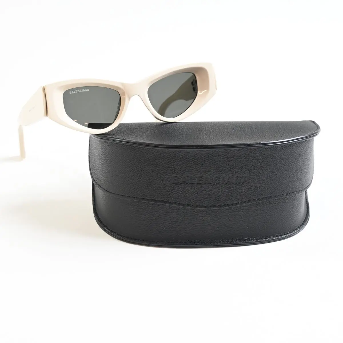 Balenciaga BB0243S 003 Womens Sunglasses Beige/gray 48mm