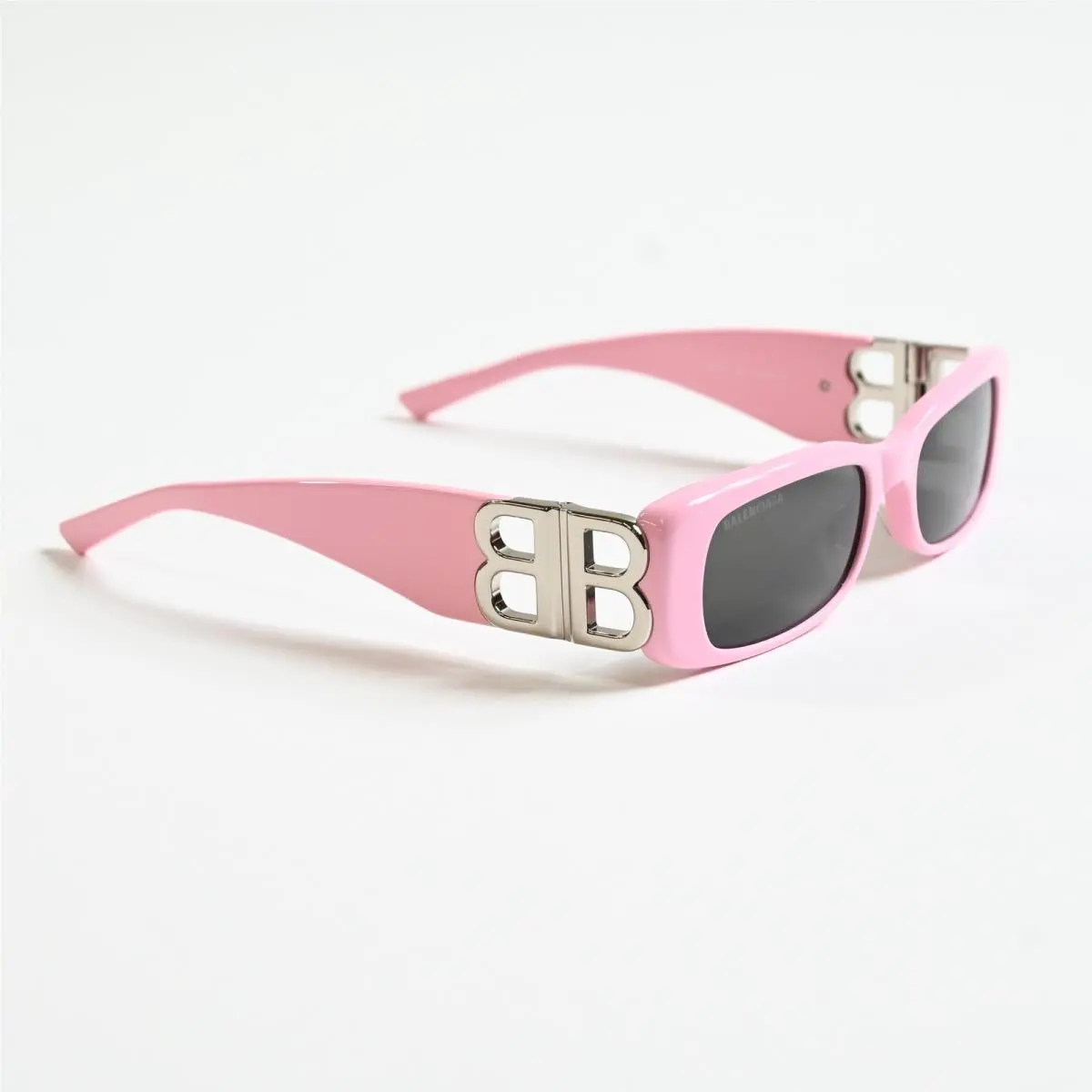 Balenciaga BB0096S 012 Womens Sunglasses Pink/silver 51mm