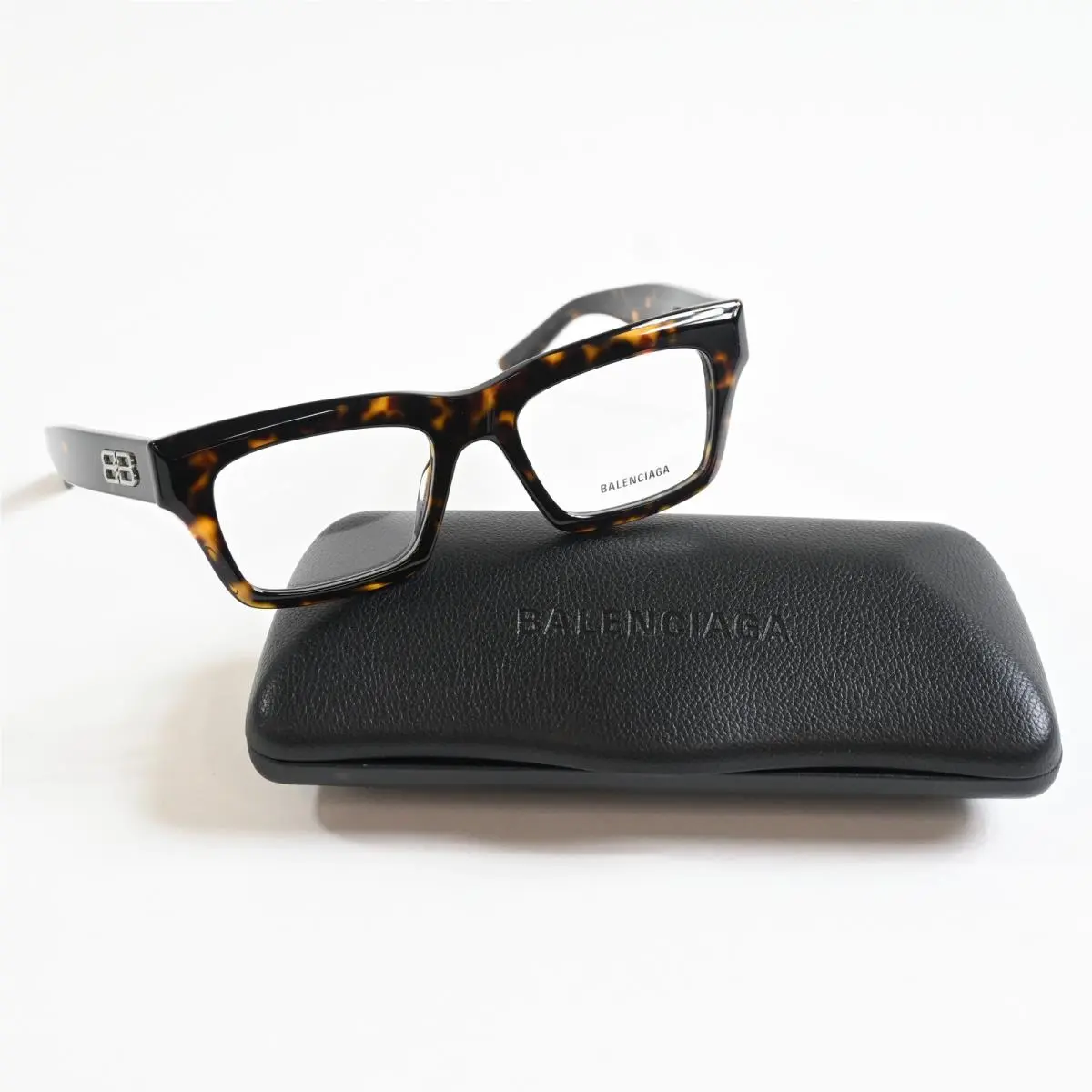 Balenciaga BB0240O 002 Unisex Eyeglasses Havana 52mm