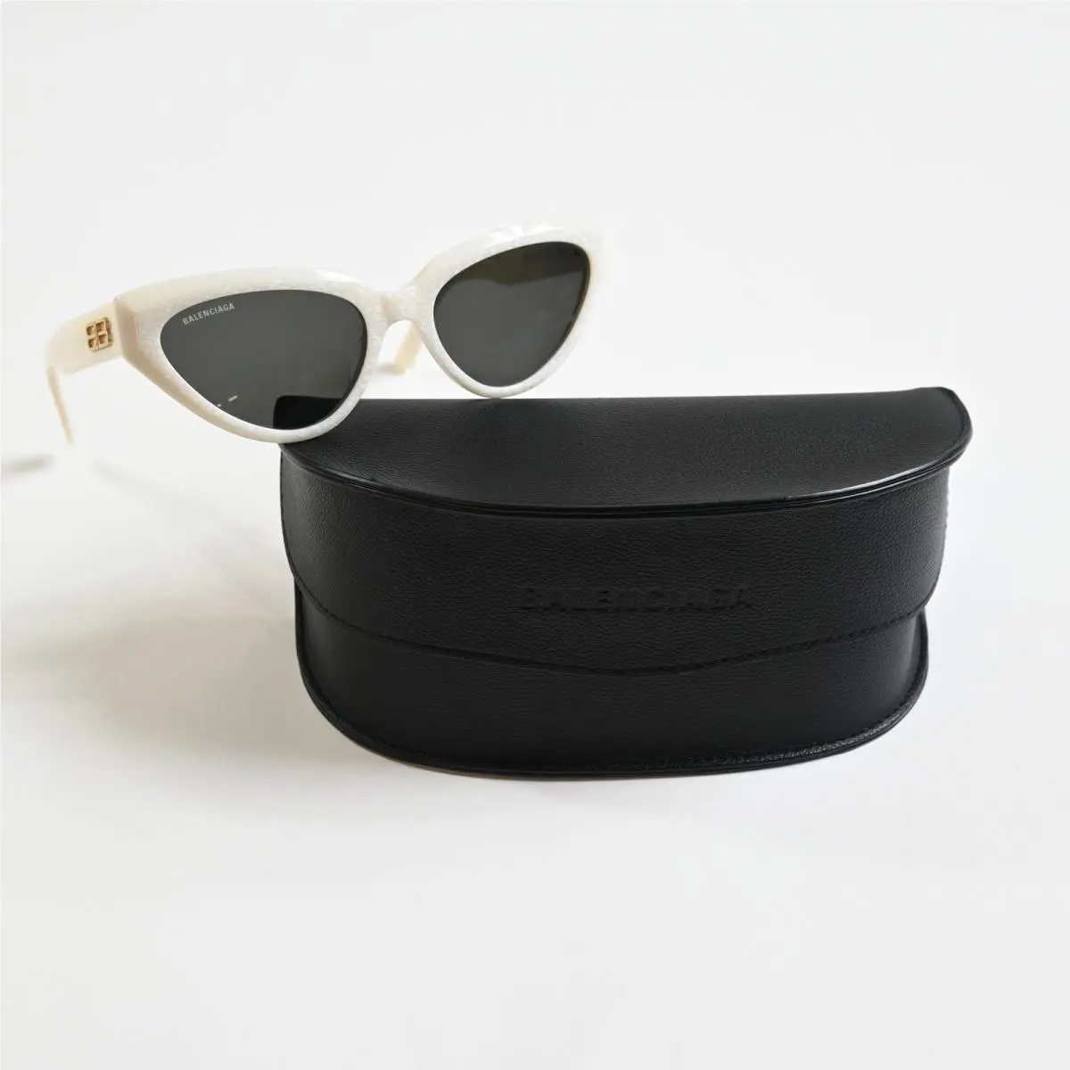 Balenciaga BB0270S 003 Womens Sunglasses White/gray 56mm
