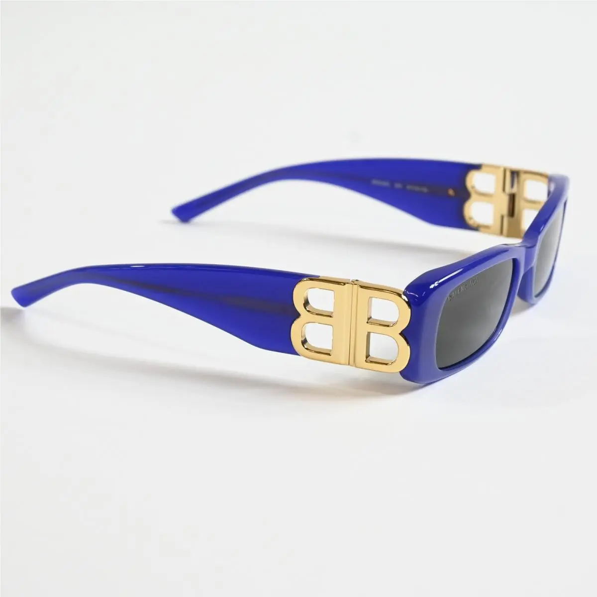 Balenciaga BB0096S 004 Womens Sunglasses Violet/gold 53mm