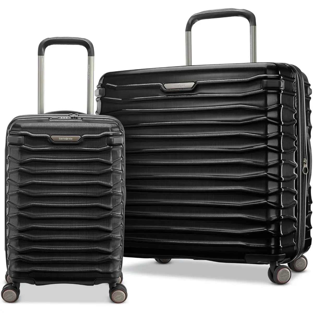 Samsonite Stryde 2 Hardside Expandable with Double Spinner Wheels 2pcs Black