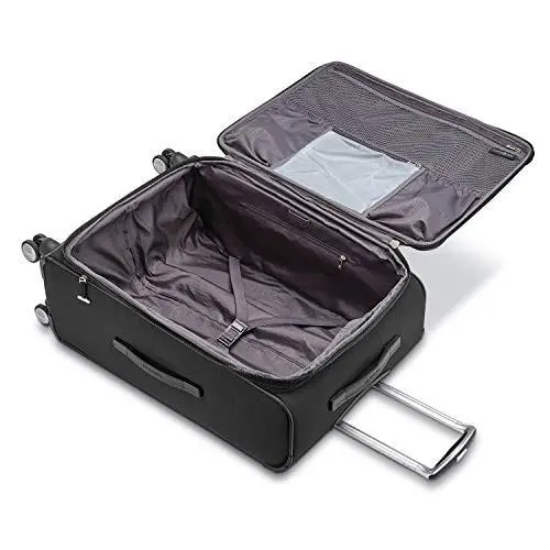 Midnight Black - Samsonite Solyte Dlx Softside Expandable Luggage with Spinner