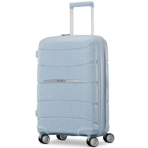 Samsonite Outline Pro Carry on Hardside Expandable Spinner Translucent Blue