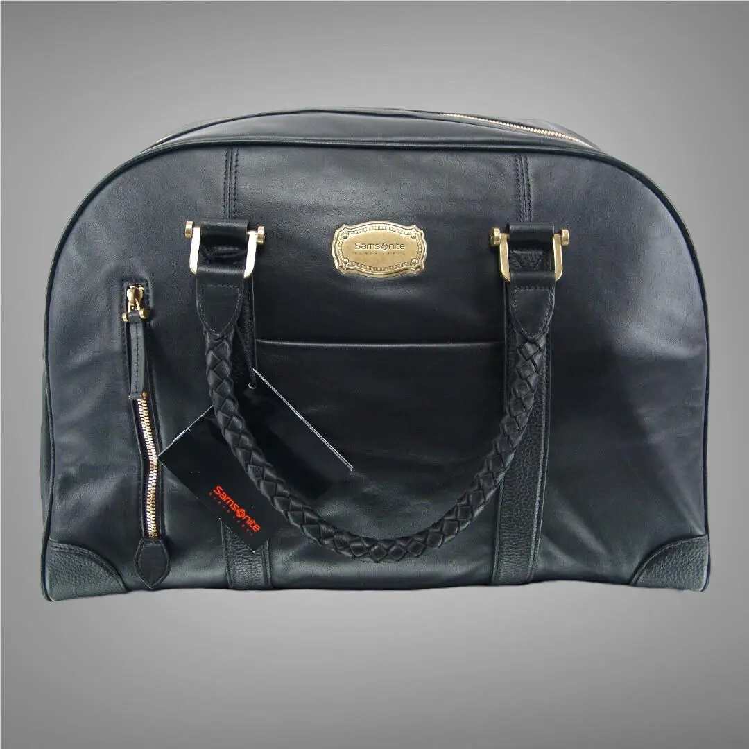 Black Label Resort Slim Bowling Bag Leather by Samsonite