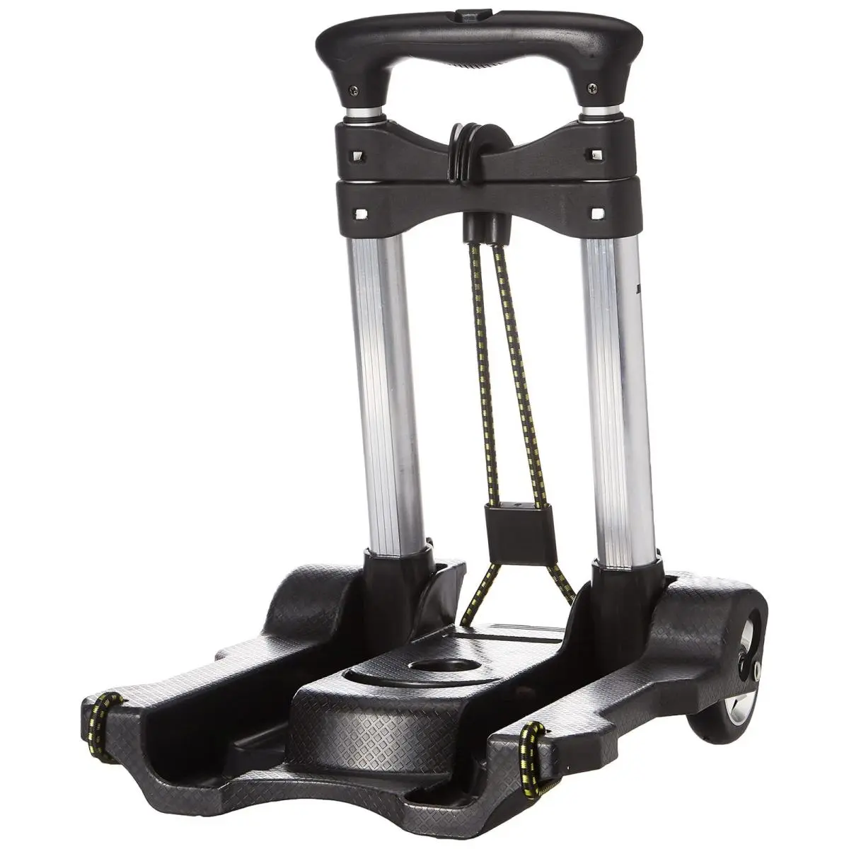 Samsonite Compact Folding Luggage Cart Black 70 lb Capacity Adjustable Strap