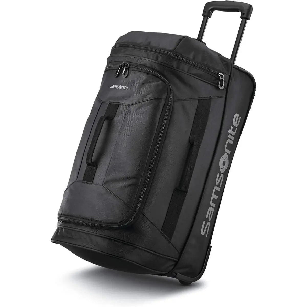 Samsonite Andante 2 Wheeled Rolling Duffel Bag 22 Inch Black Water Resistant
