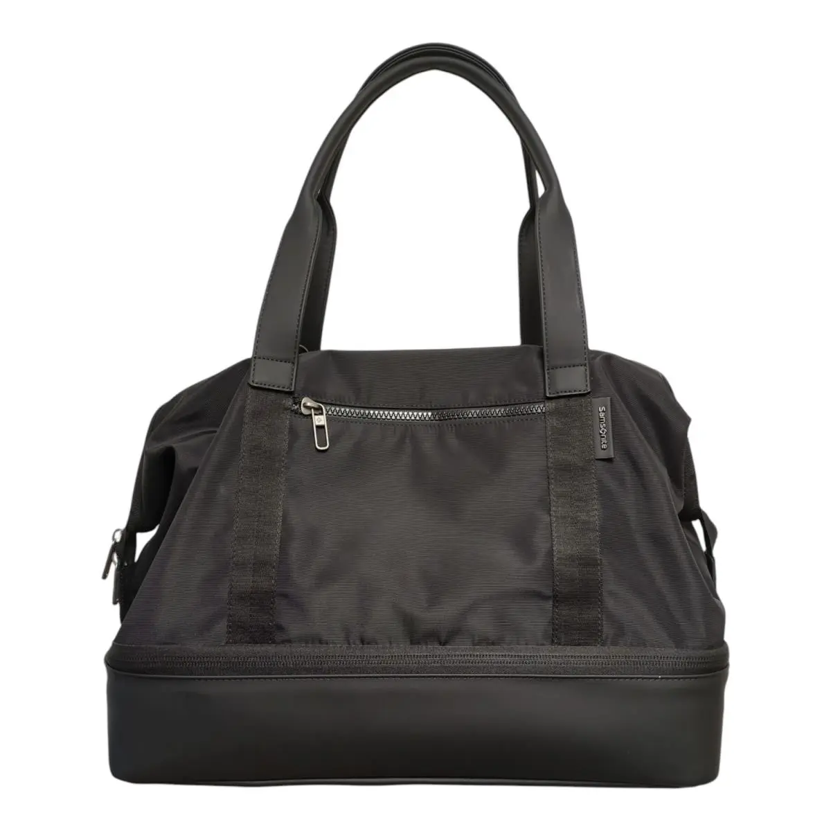 Samsonite Drop-bottom Weekender Duffel with Detachable Padded Strap Black