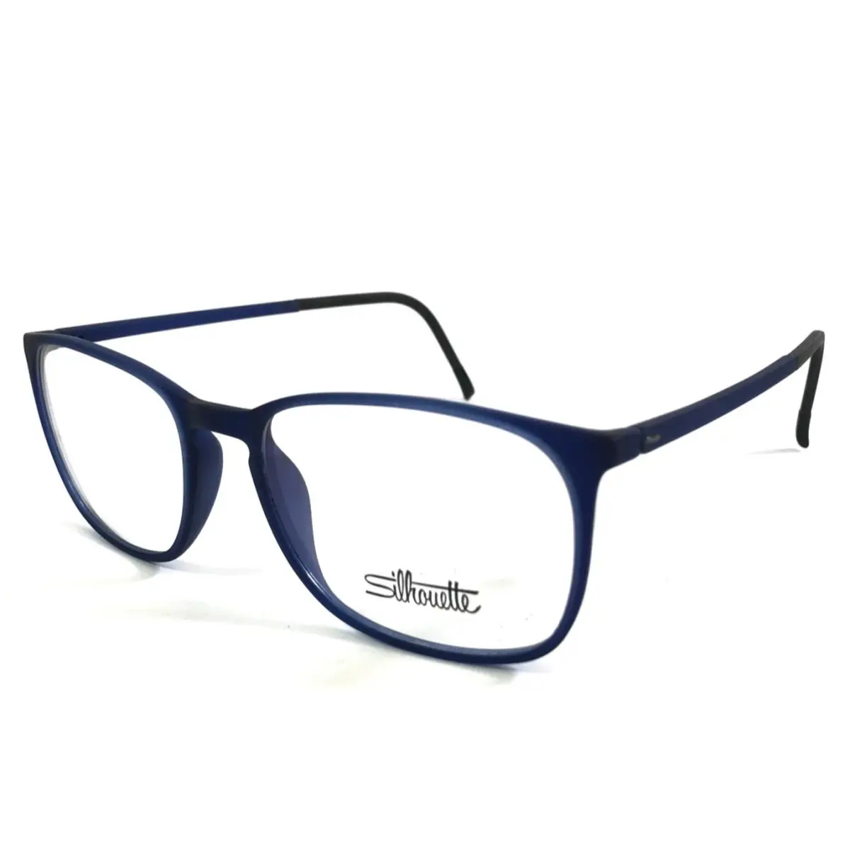 Eyeglasses Frames Spx 2943 75 4560 Matte Blue Full Rim 53-17-140 by Silhouette