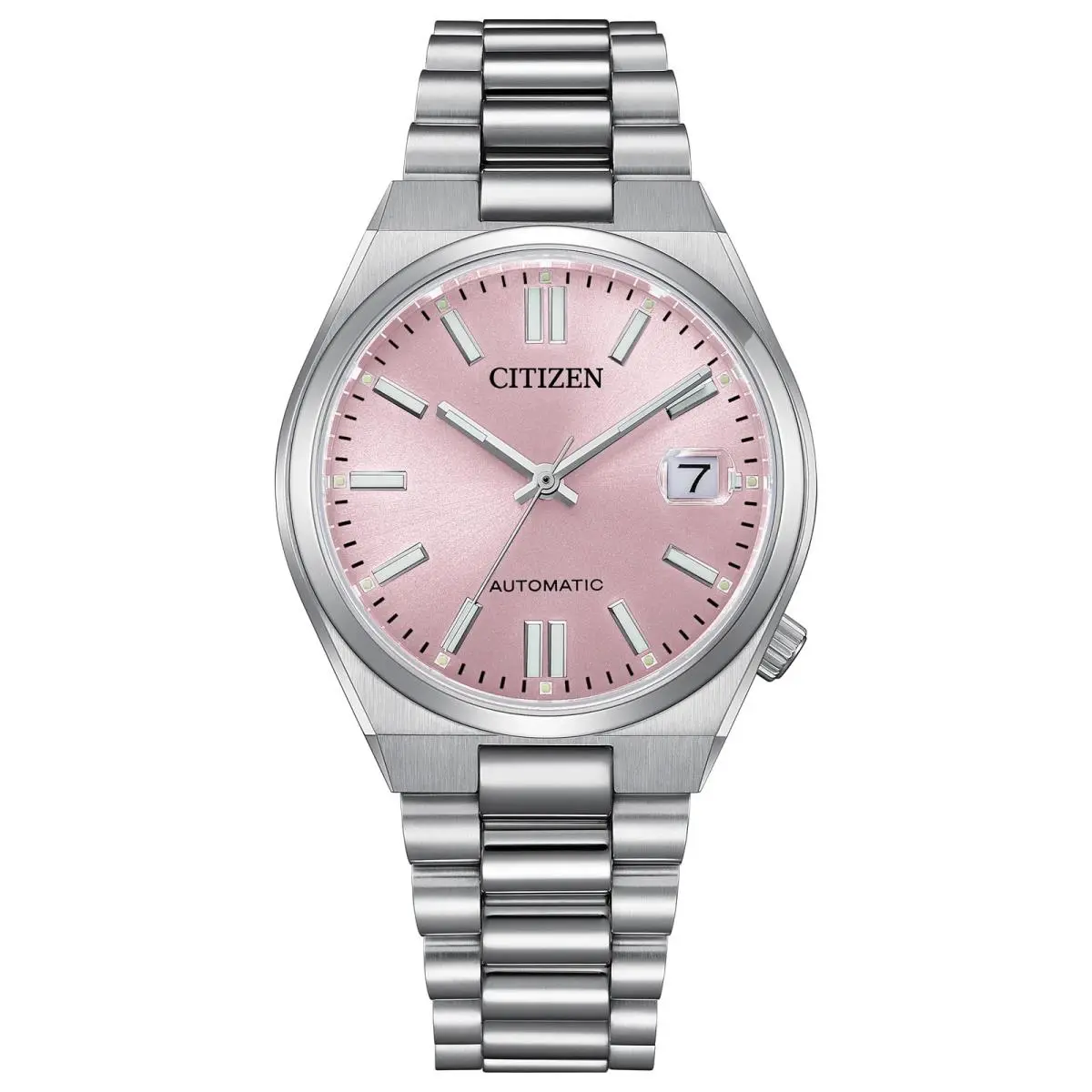NJ0200-50Z Tsuyosa Automatic Pink Dial 37MM Watch by Citizen