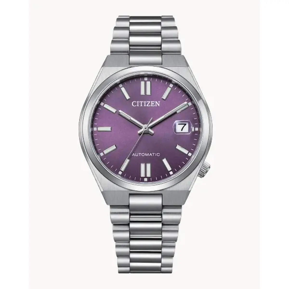 NJ0200-50W Tsuyosa Automatic Purple Dial 37MM Watch by Citizen