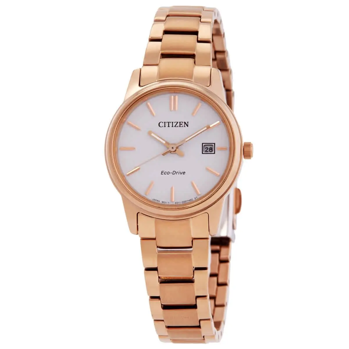 Eco-drive White Dial Ladies Watch EW2313-93A by Citizen