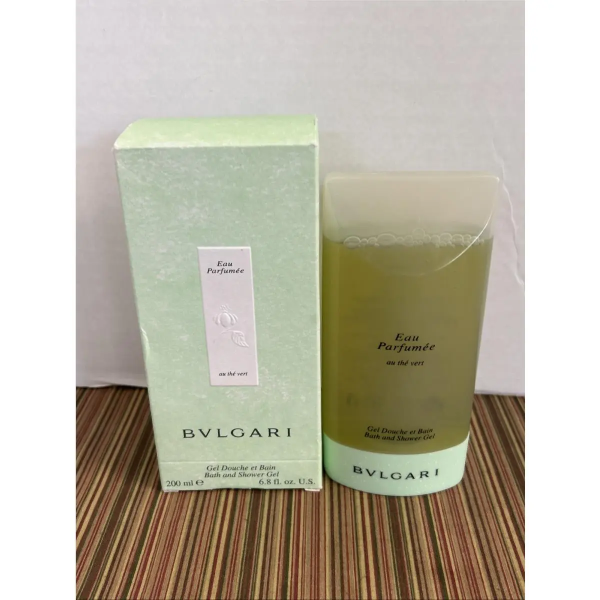 Bvlgari Eau Parfumee Au The Vert Shower Gel 6.8 oz 200 ml Vintage