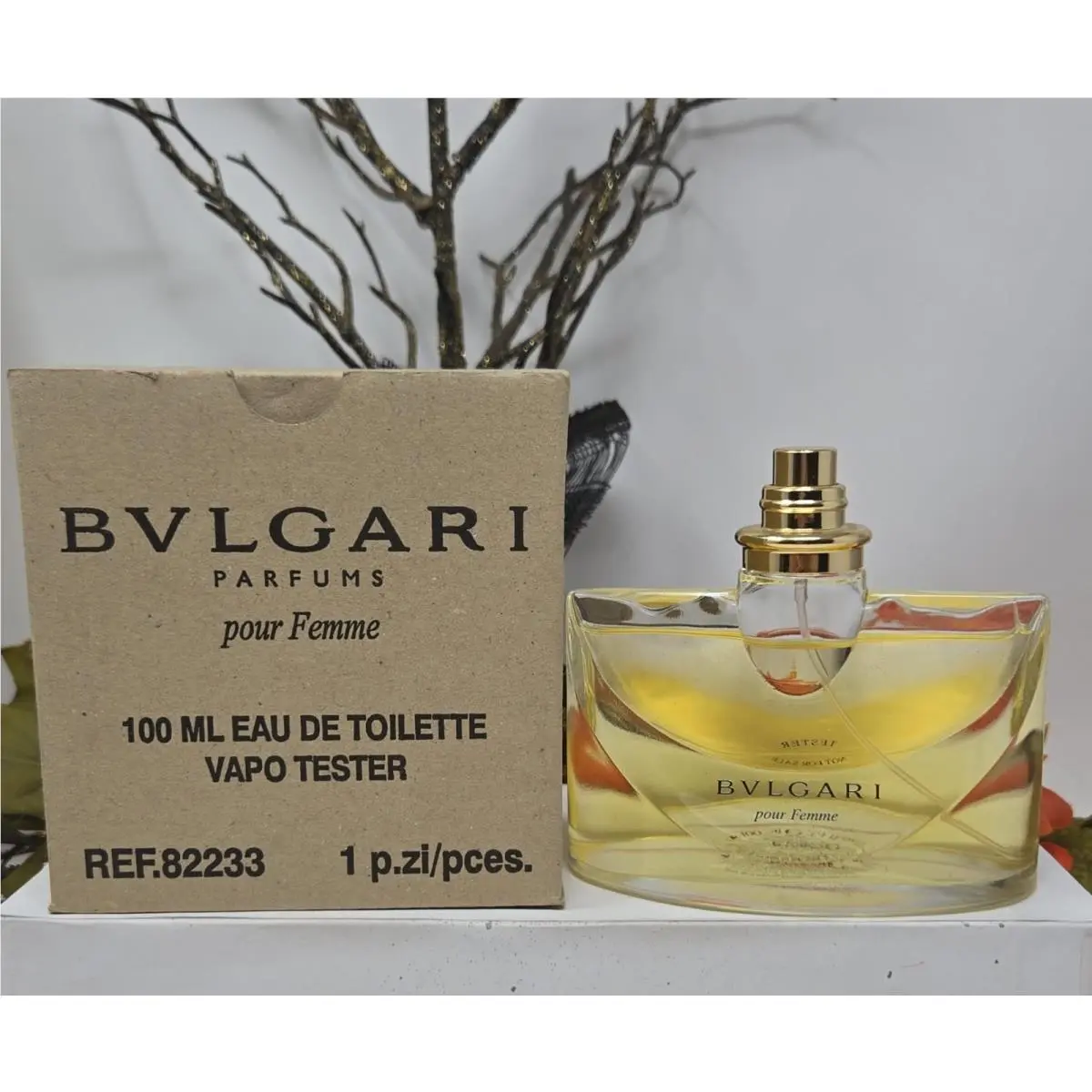 Bvlgari Pour Femme 3.4oz Eau de Toilette Floral Tester For Women