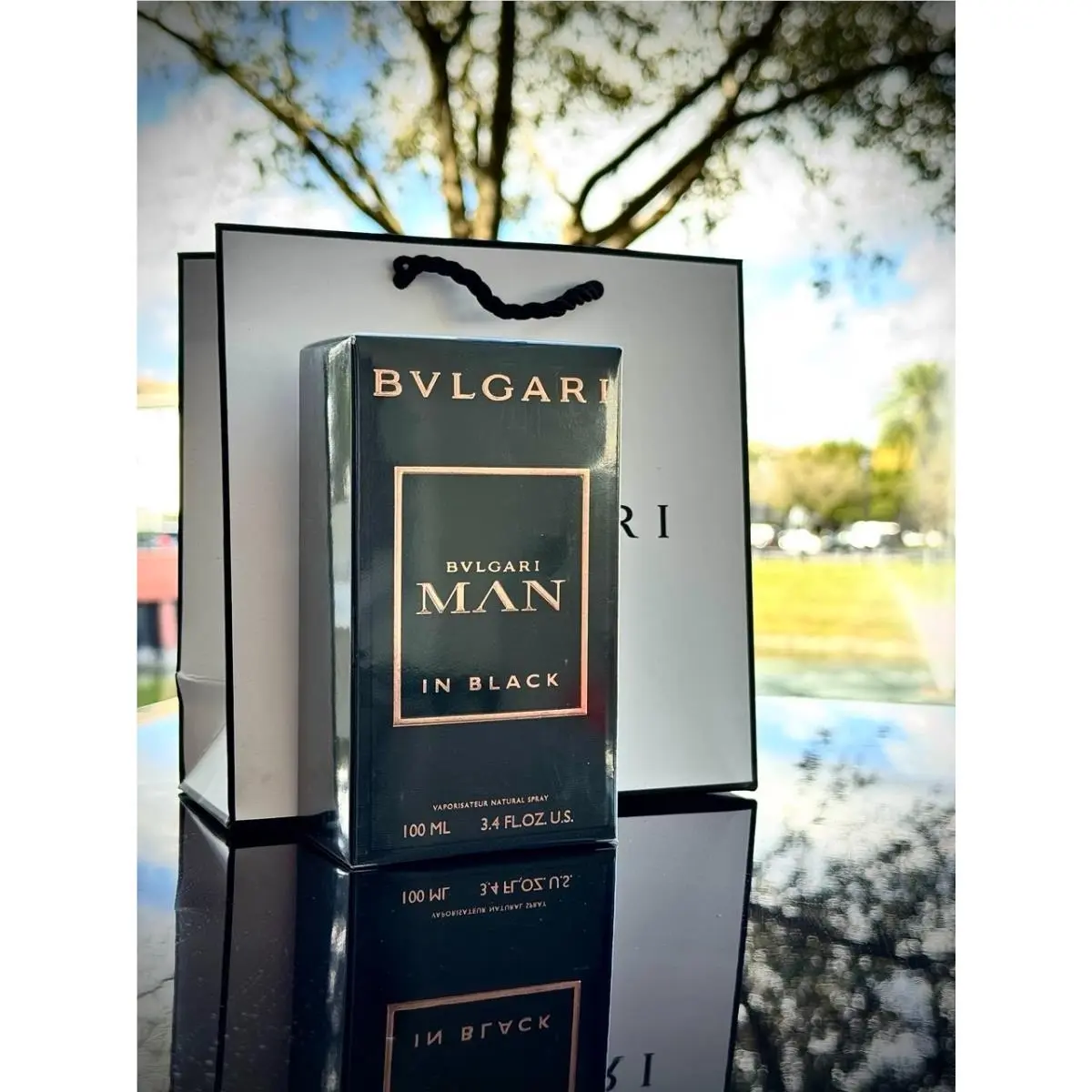 Bvlgari Man In Black – Vaporisateur Natural Spray For Men 3.4 Oz 100 ml