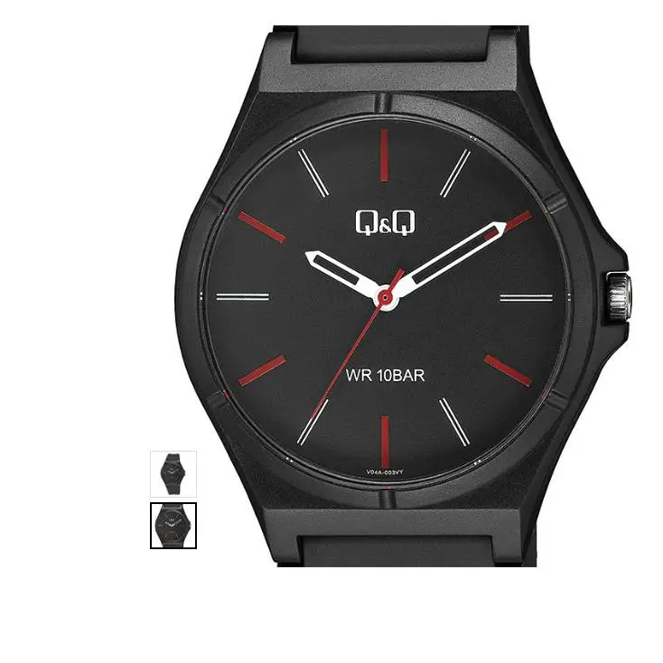 Citizen Q&q Stickers Q Q by Citizen 10 Bar Water Resistant Men`s Watch v04a-003vy