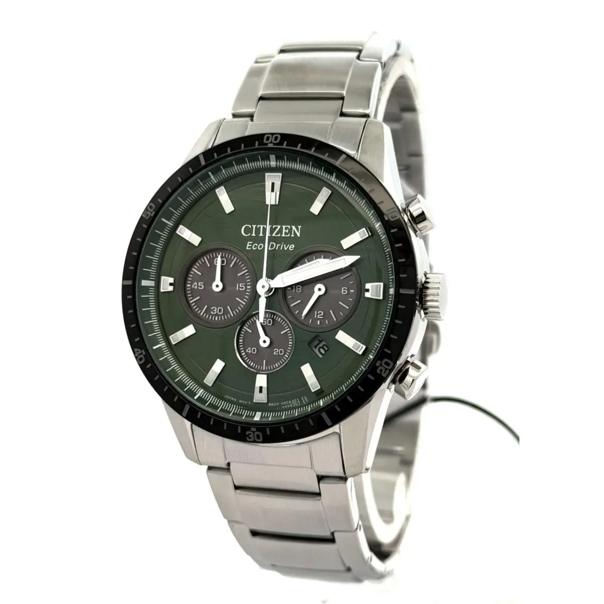 Eco-drive Chrono 39mm Stainless Steel Watch CA4624-56X Box/card by Citizen