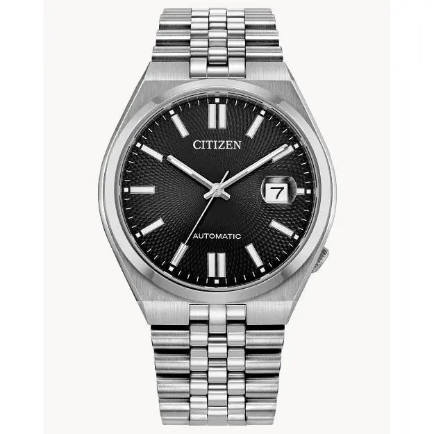 NK0020-55E Tsuyosa 60 Automatic Black Dial Mens Watch by Citizen
