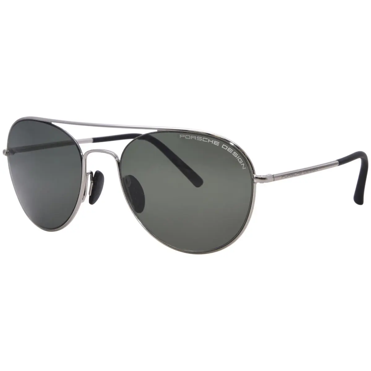Design Men`s P8606 P/8606 Pilot Sunglasses 54mm Silver by Porsche