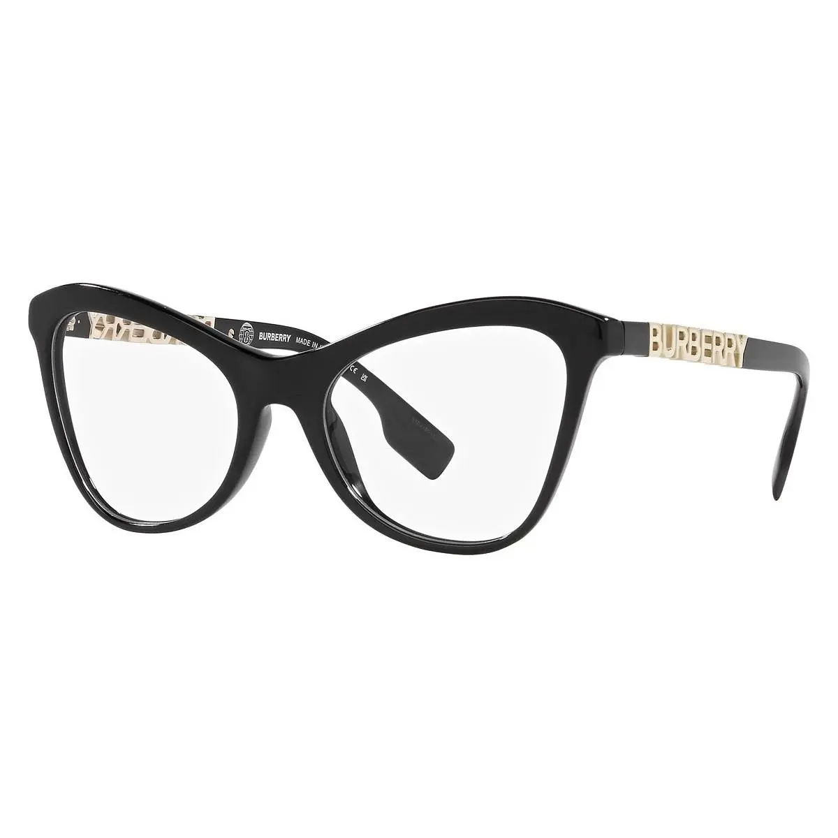 BE2373U 3001 Black 52mm Eyeglasses by Burberry