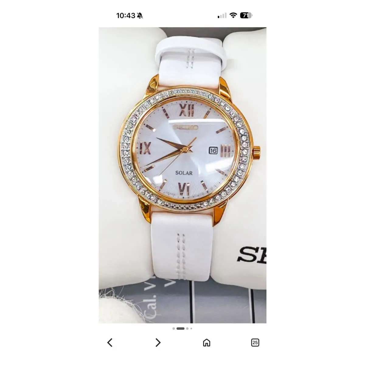 Womens Solar Powered Watches Sut 248 by Seiko
