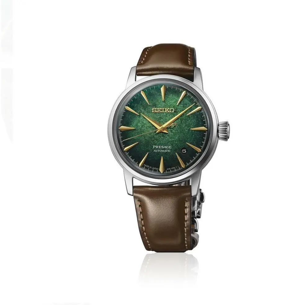 Presage Cocktail Time SS Automatic Green Dial HCB002 by Seiko