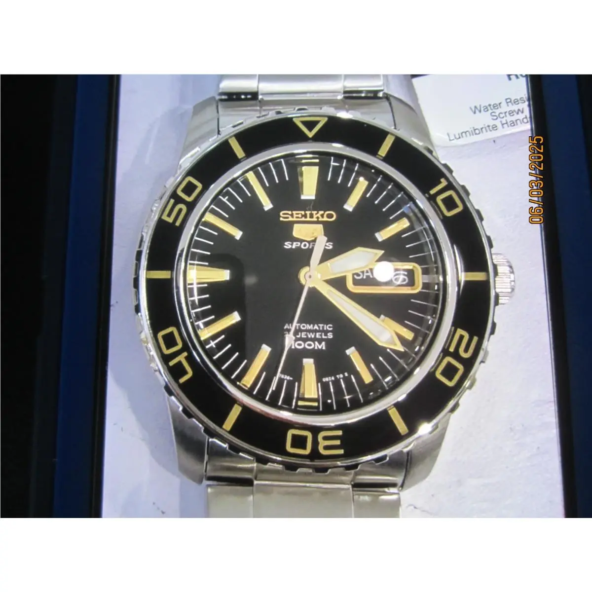 5 Men`s Watch Automatic Sports All S/s SNZH57 by Seiko