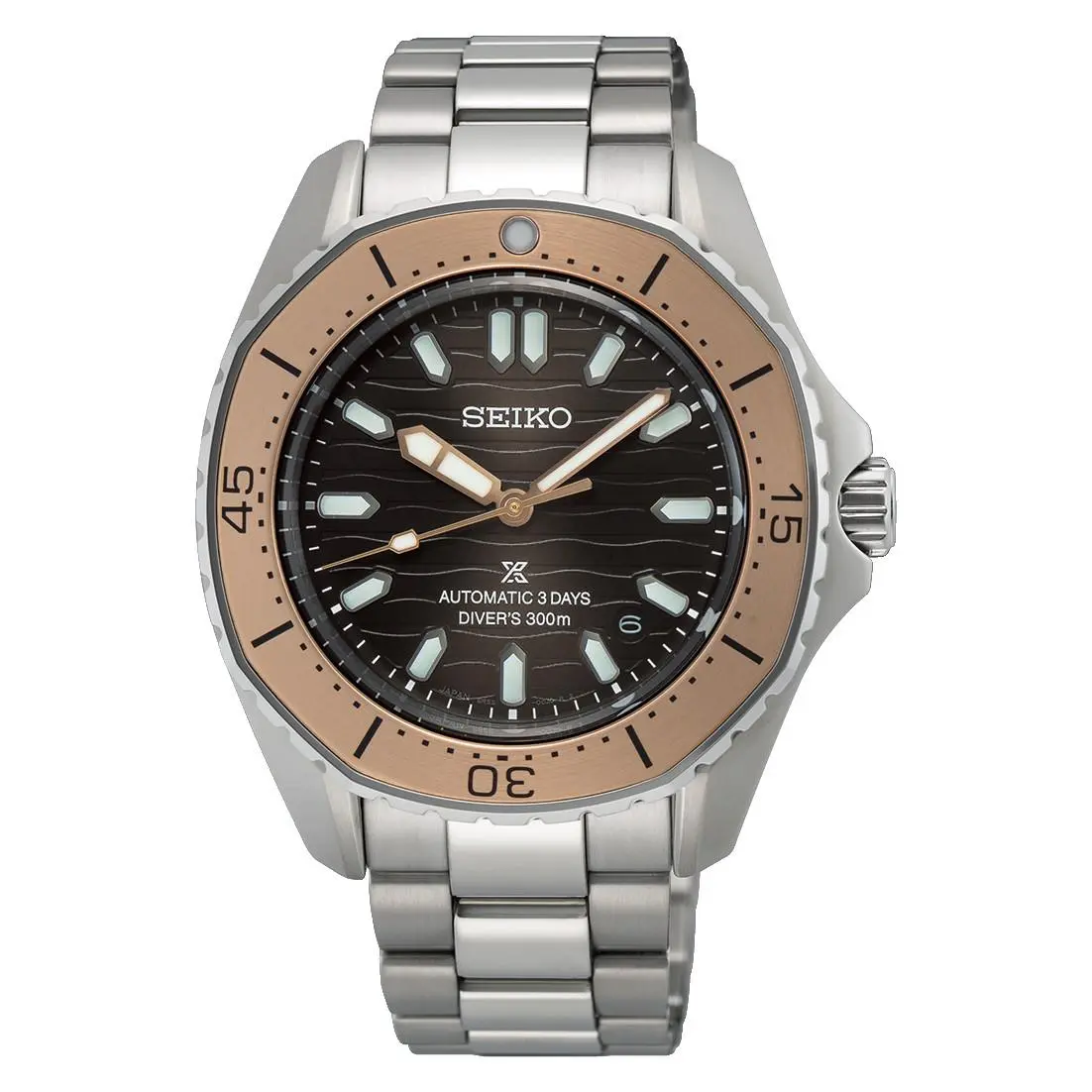 Seiko Prospex Auto Gray Dial Stainless Diver’s Men`s Watch SPB485J1
