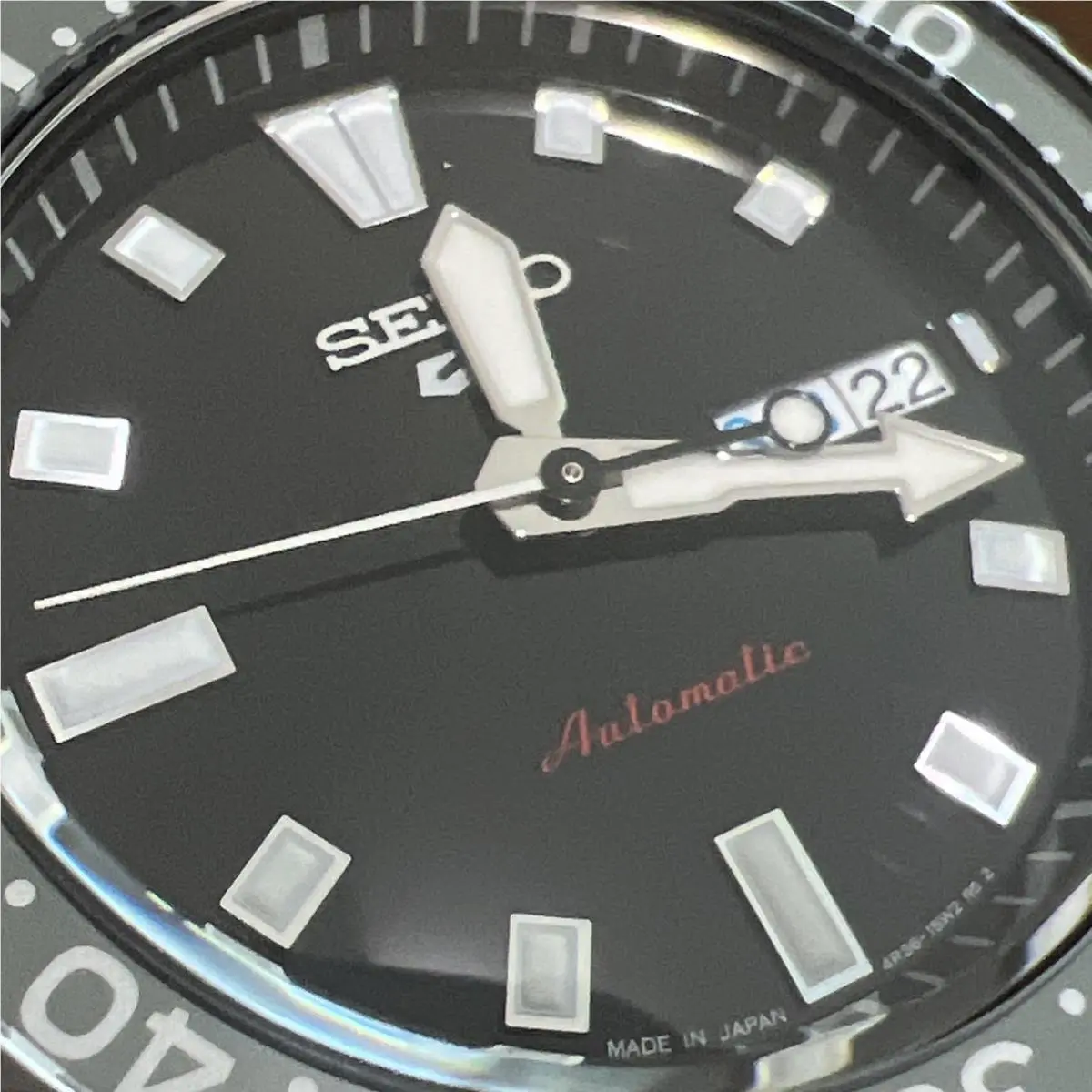 5 Sports Dealer SRPL85 Series Black Dial Automatic Watch Omg by Seiko