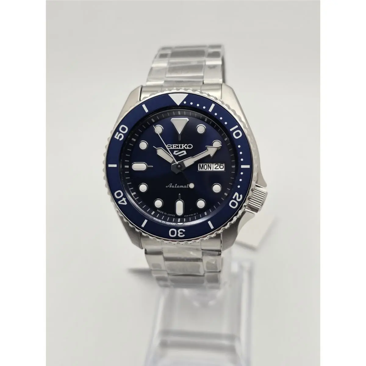 5 Sports SBSA001 SRPD51 Automatic Blue Dial 42.5mm Men’s Watch Jdm by Seiko
