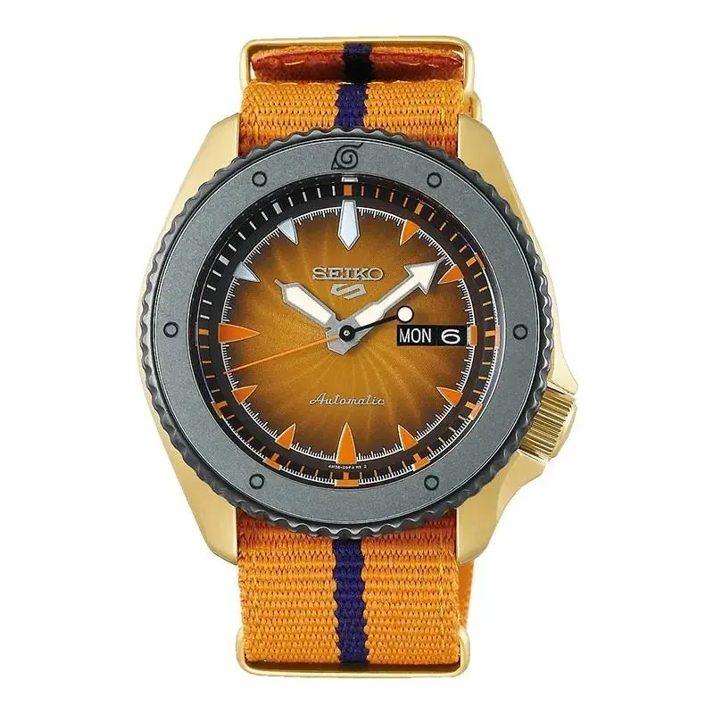 5 Sports SRPF70K1 Naruto Boruto Naruto Uzumaki Model Nylon Strap Limited by Seiko