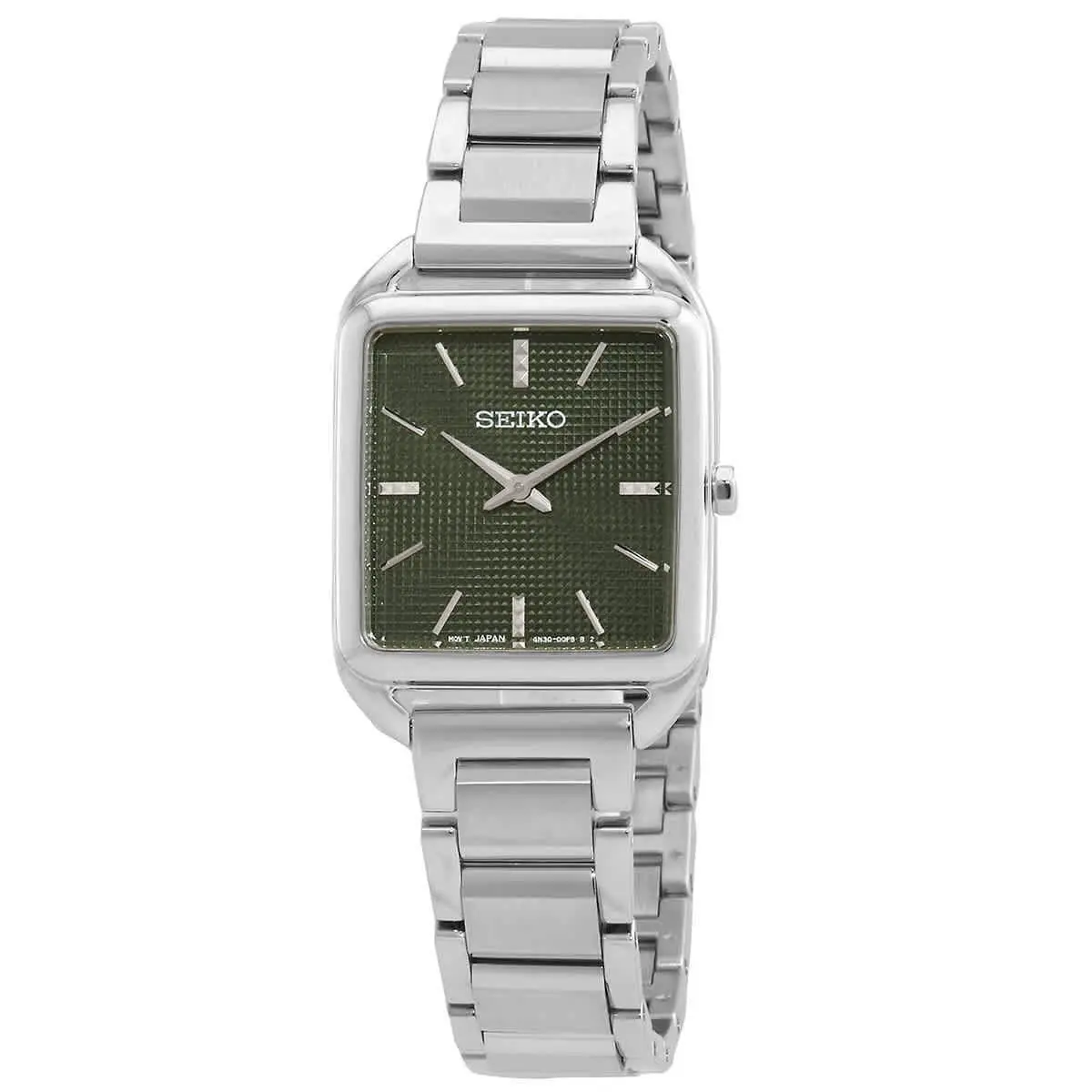 Essentials Quartz Green Dial Ladies Watch SWR075P1 by Seiko