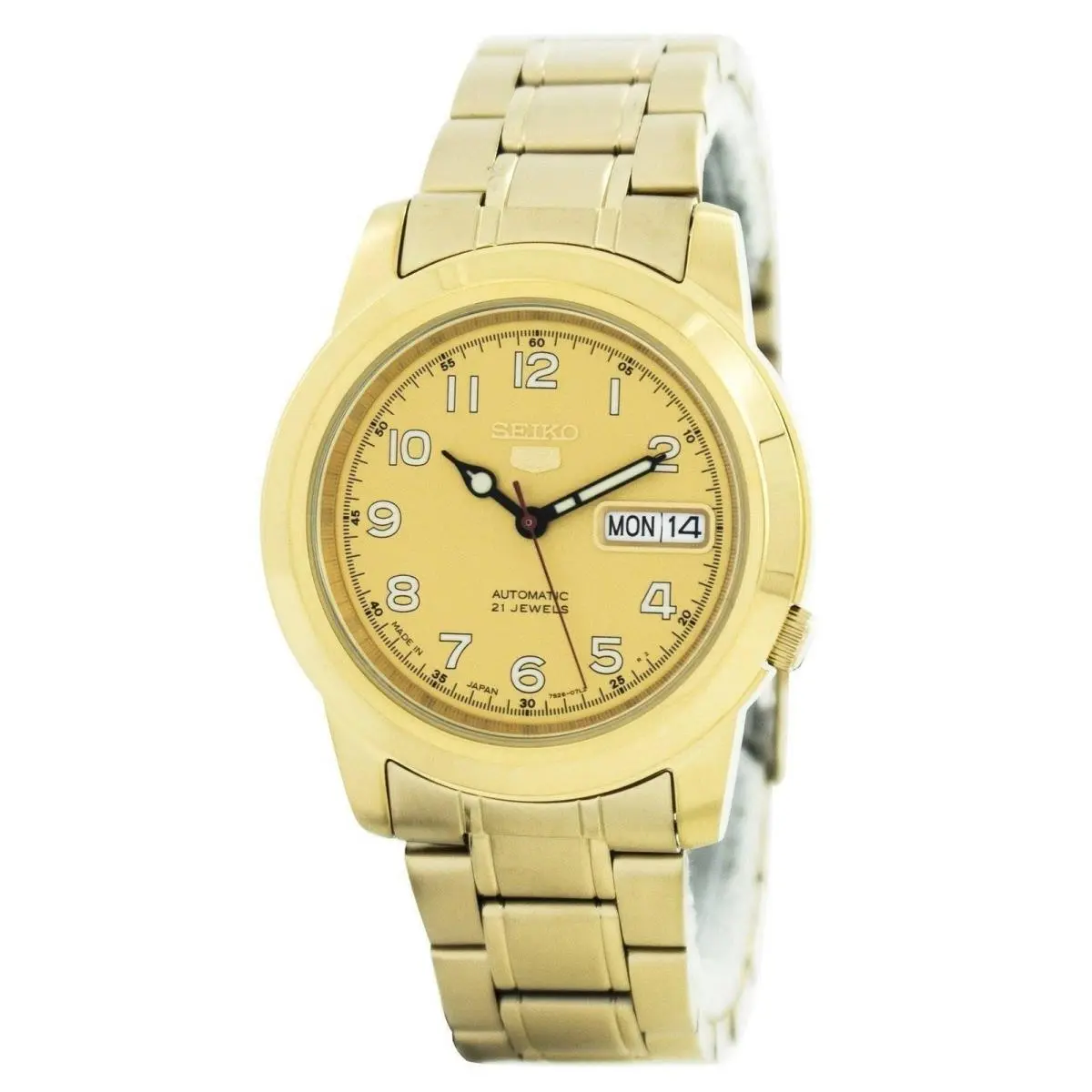Seiko 5 Automatic 21 Jewels Japan Made SNKK38 SNKK38J1 SNKK38J Men`s Watch