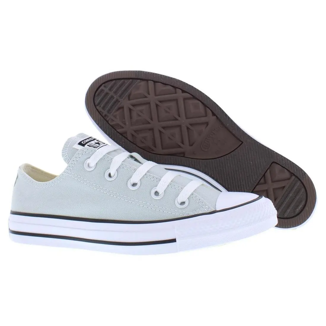 Converse shoes - Rainwashed Grey, Main: Green 3