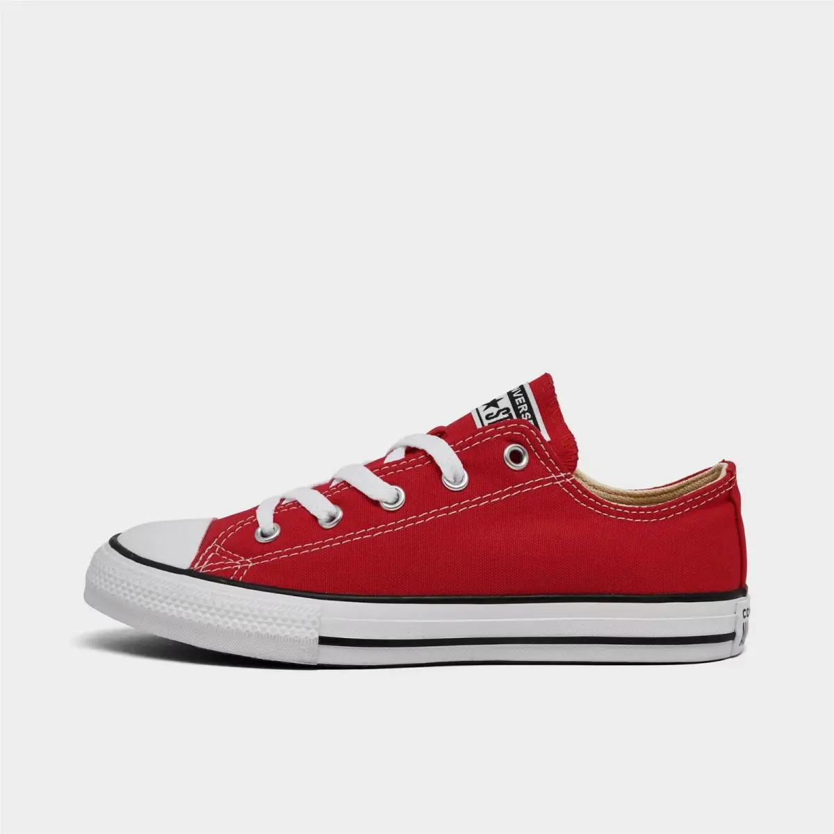 PS Converse Chuck Taylor All Star Low Top Casual Shoes Red/white 3J236 Red