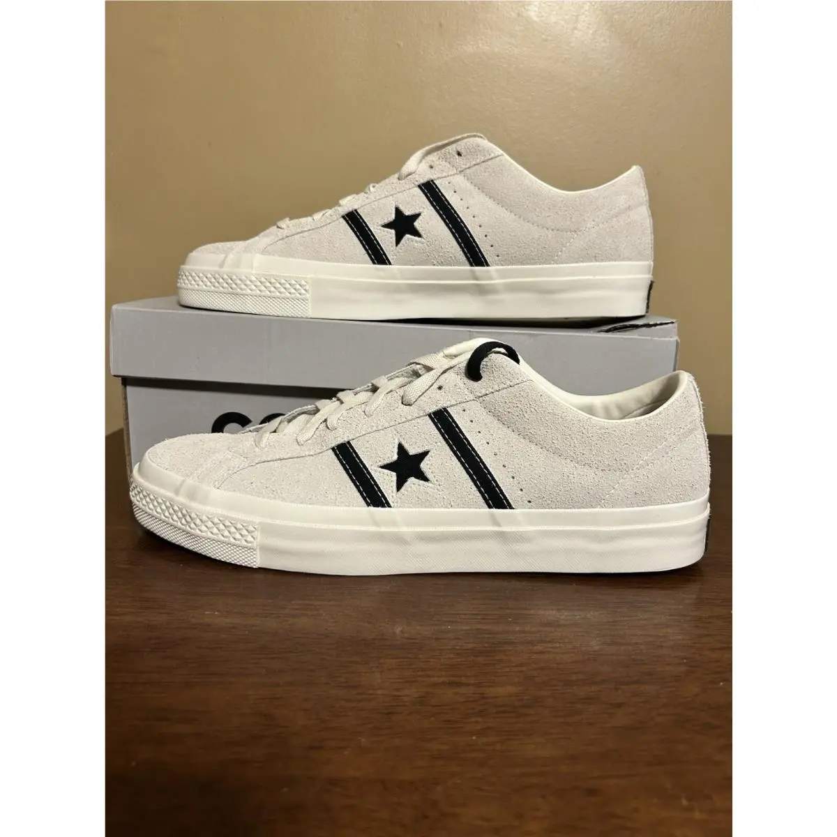 Converse shoes - Converse One Star - One Star - A06424C - Egret Black Egret 2