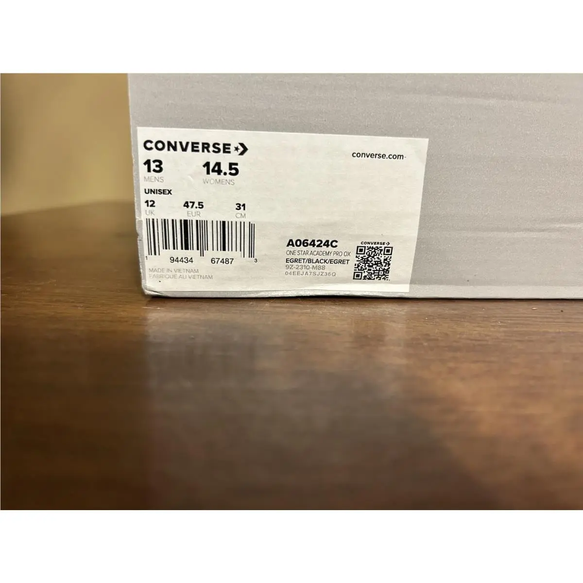Converse shoes - Converse One Star - One Star - A06424C - Egret Black Egret 5