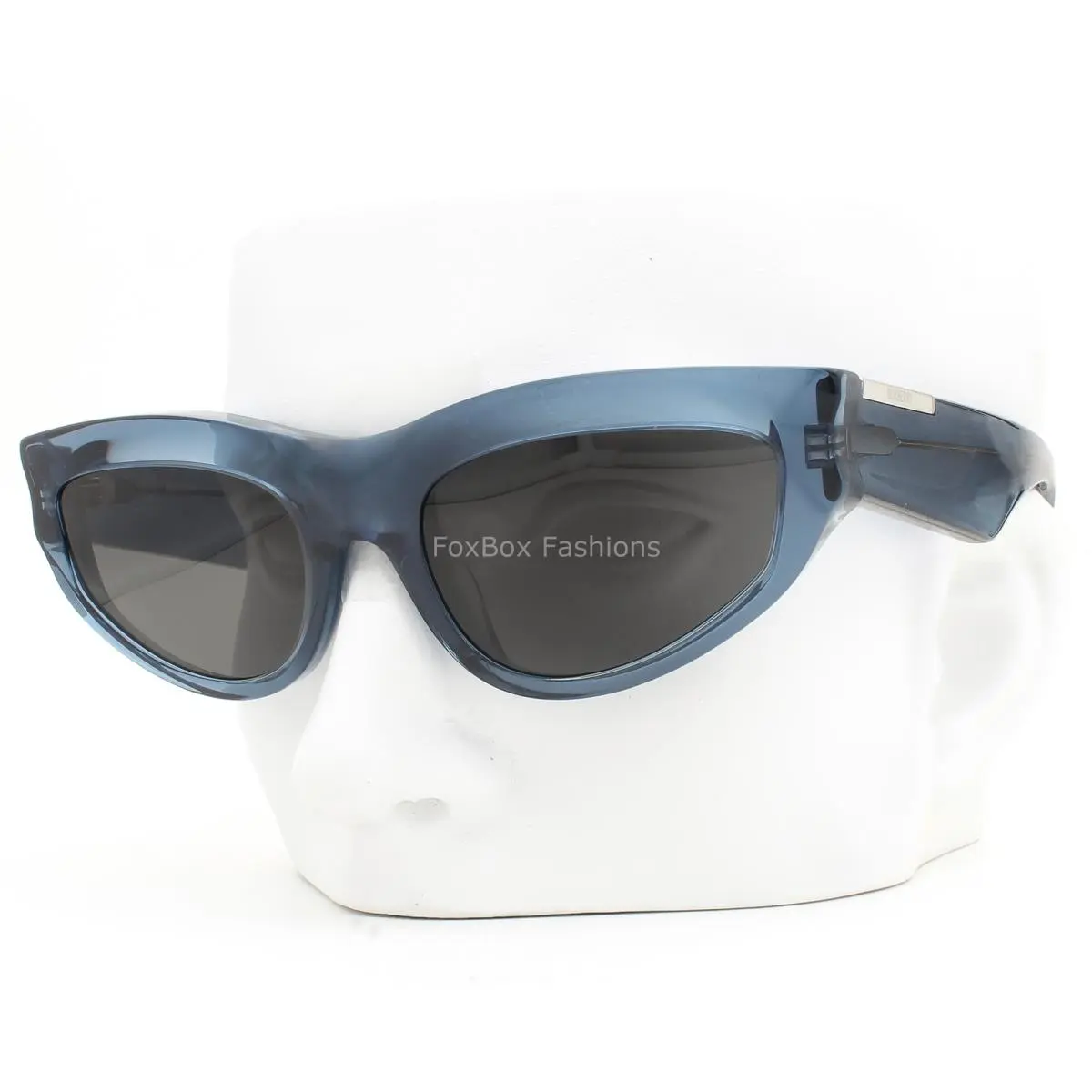 Sunglasses B 4425U 4117/87 Polished Crystal Blue Gray with Case by Burberry