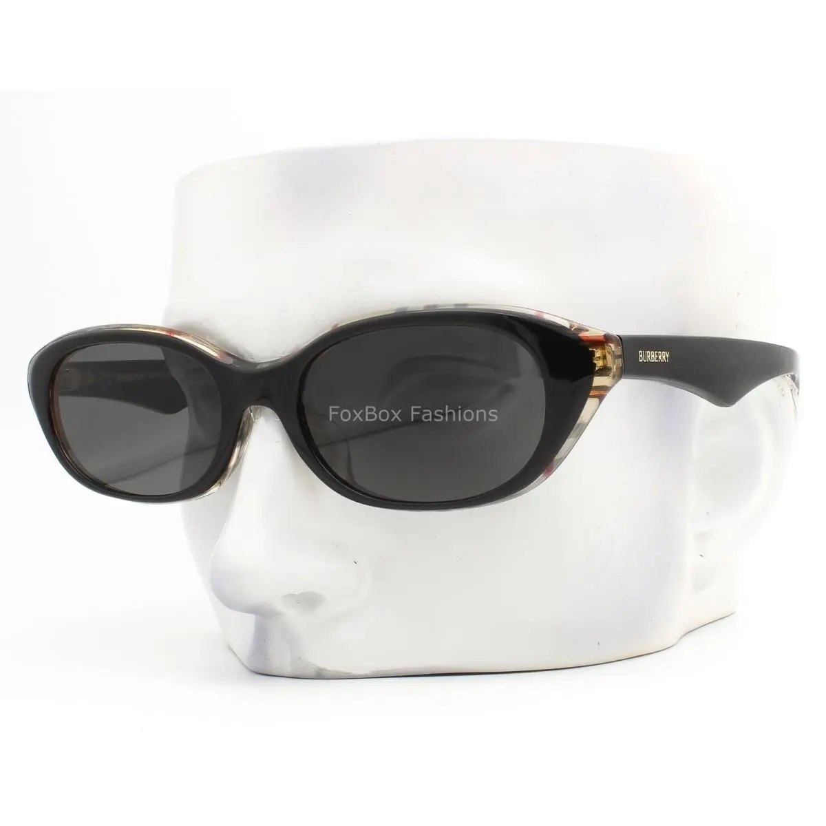 Sunglasses BE4447D 4121/87 Black Classic Plaid W/case Alternative Fit by Burberry