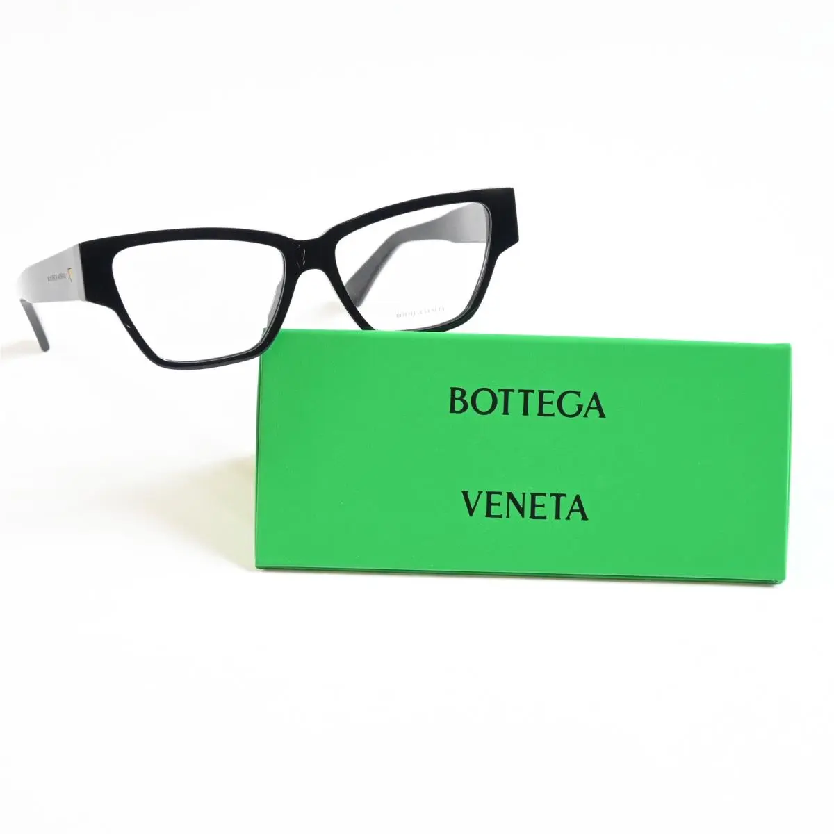 Bottega BV1288O 001 Womens Eyeglasses Black 55mm Optical Frames by Bottega Veneta