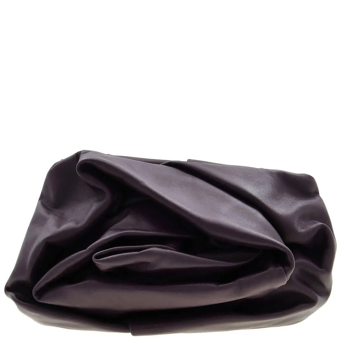 Burberry Rose Leather Clutch In Prune 8076376