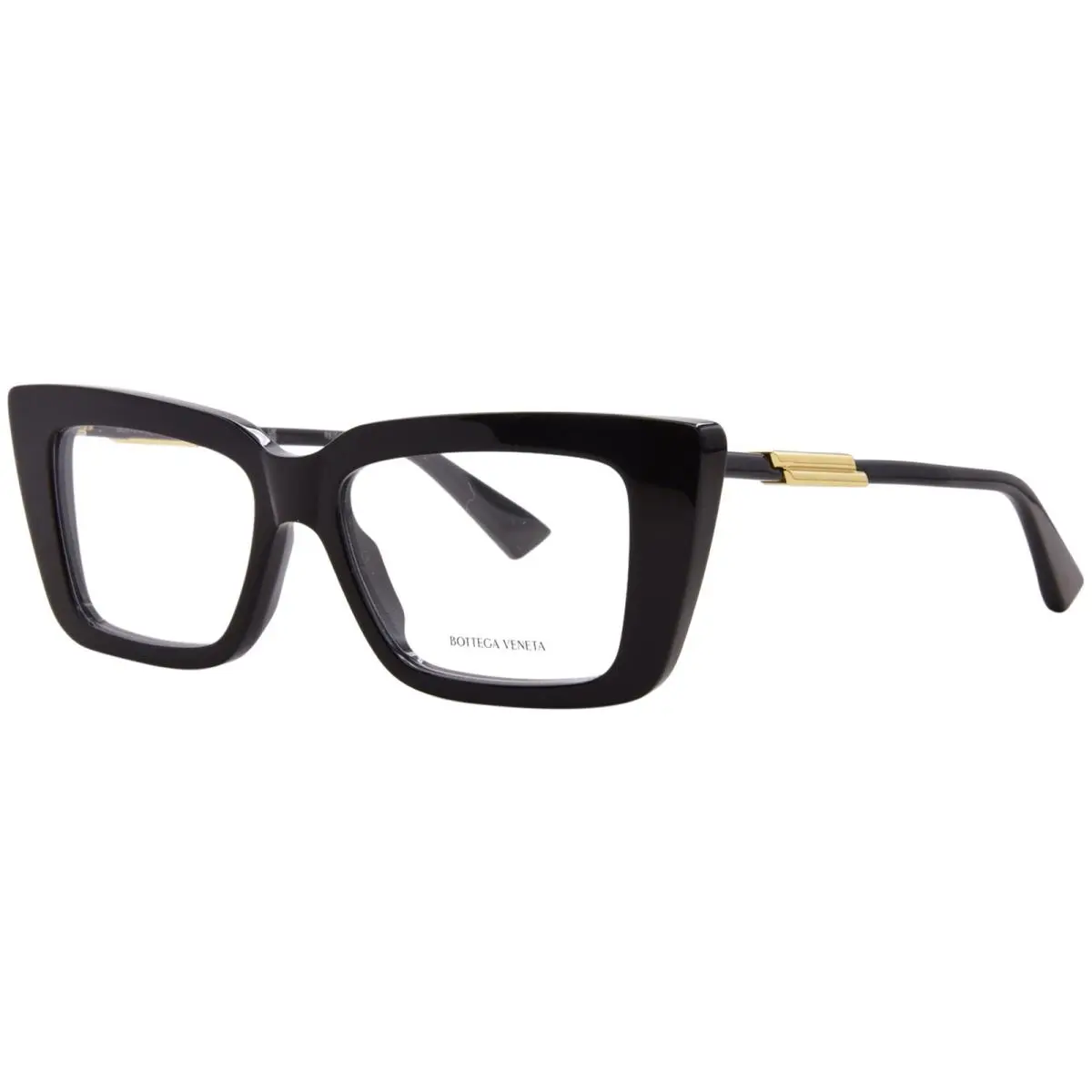 Bottega Veneta BV1448O 001 Eyeglasses Frame Women`s Black Full Rim 53mm