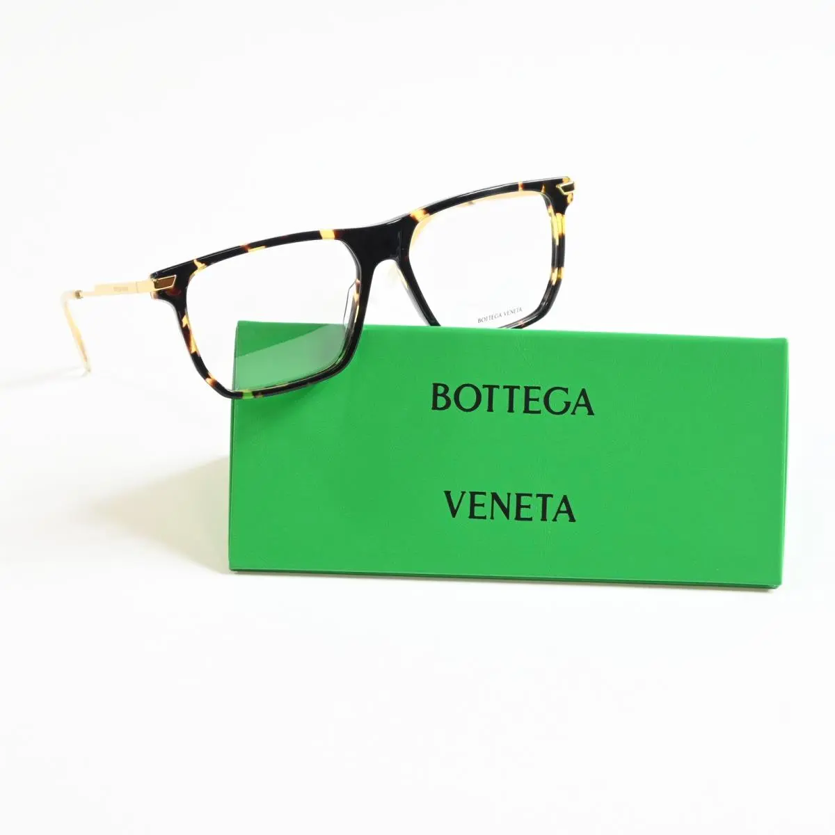 Bottega BV1071O 002 Mens Eyeglasses Havana/gold 56mm by Bottega Veneta