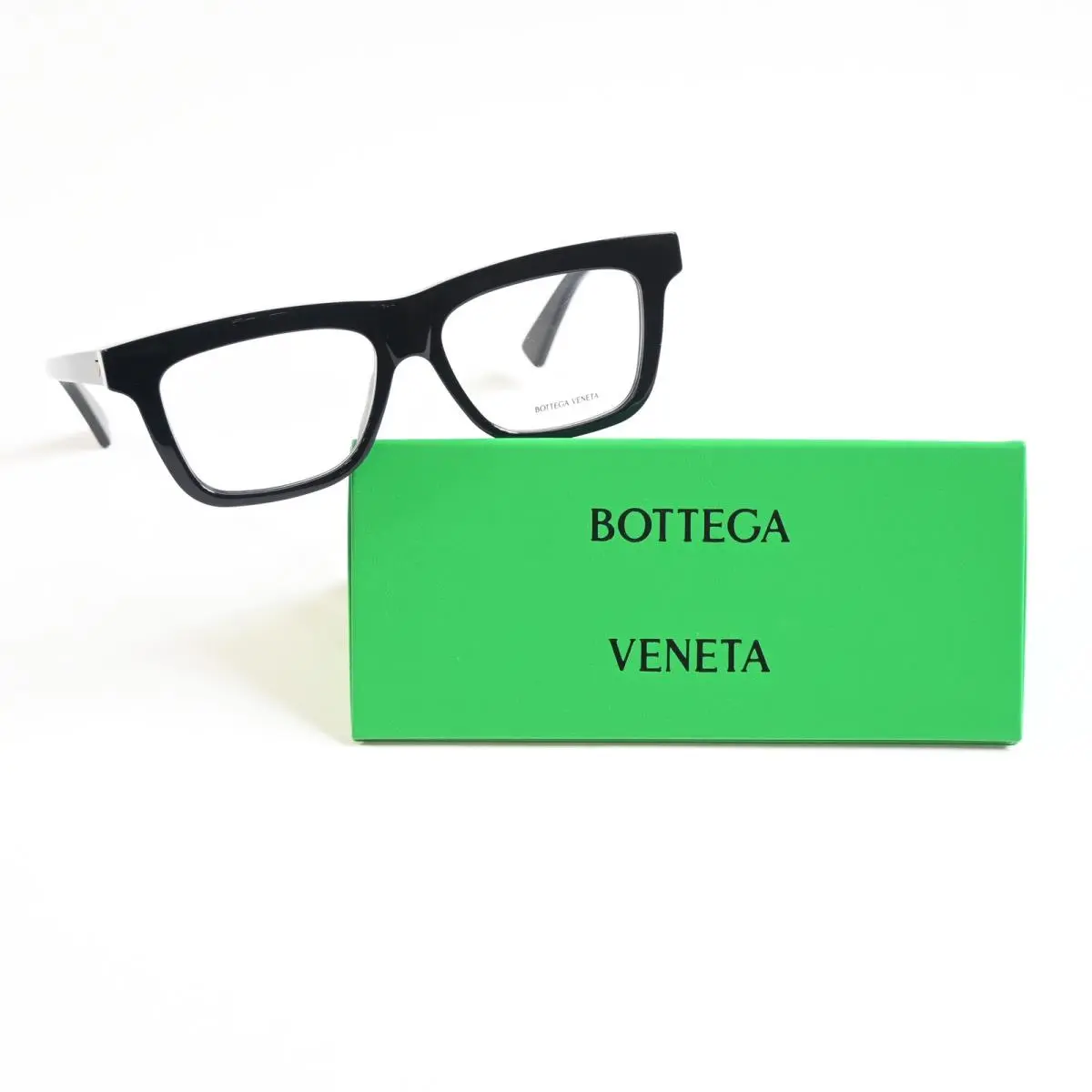 Bottega BV1227O 001 Mens Eyeglasses Black 54mm Optical Frames by Bottega Veneta